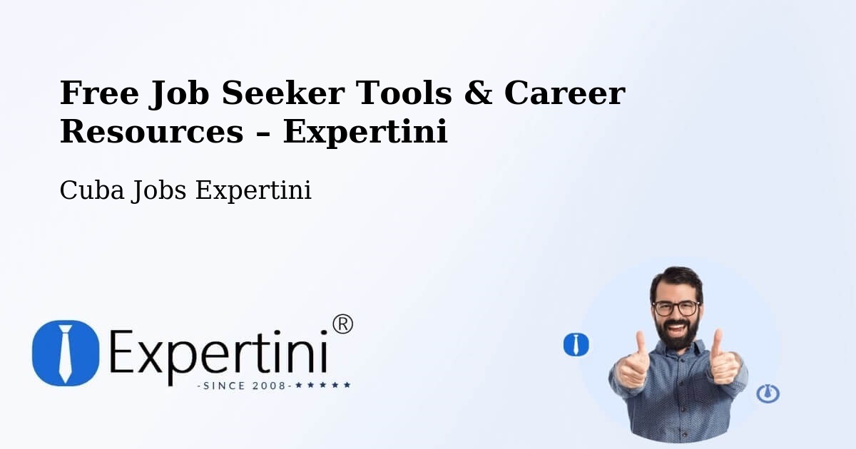 Free Job Seeker Tools & Career Resources – Mantua - Mantua, Cuba Jobs Expertini